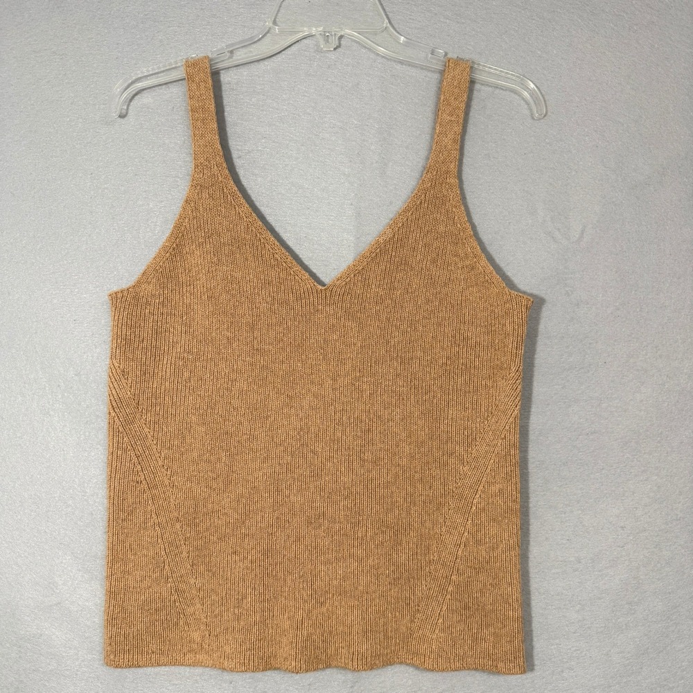 OLD NAVY Women's Ribbed Sweater Knit Tank Top Size L Minimalist Classic Layering
